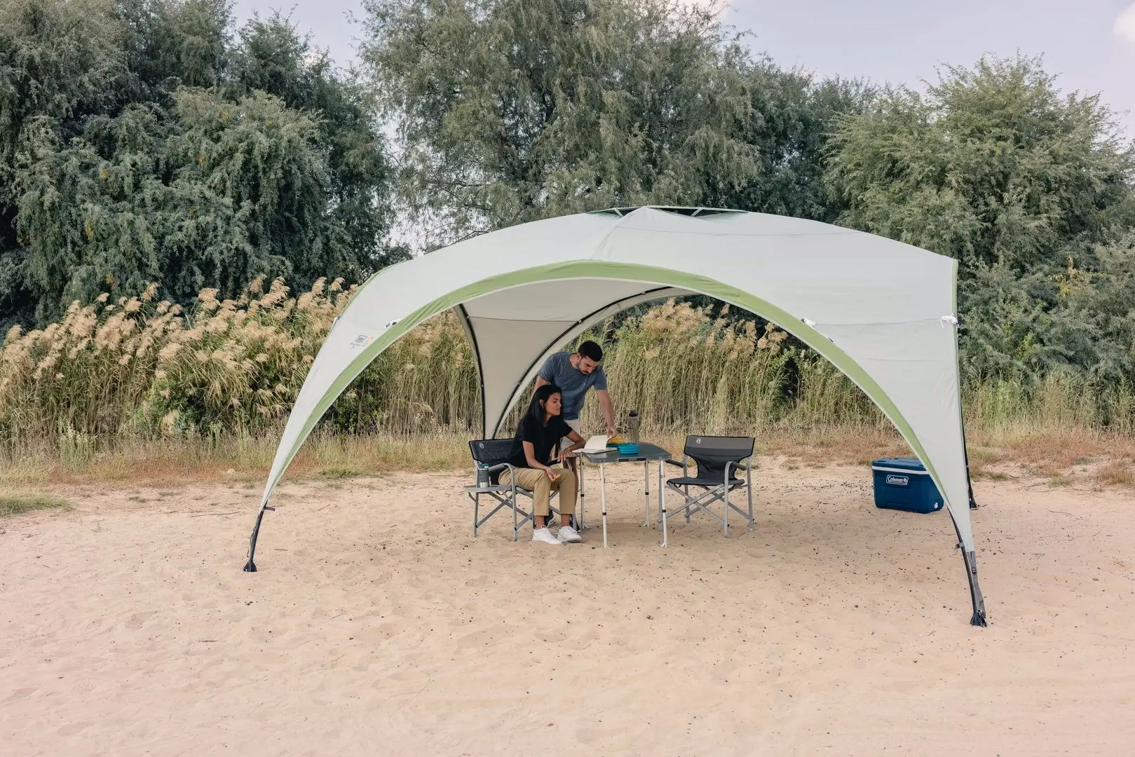 Scaun pliabil Coleman Quad Chair Aluminium (Grey) - 4