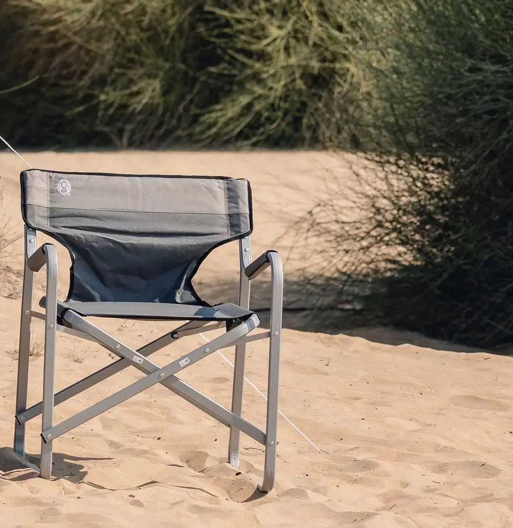 Scaun pliabil Coleman Quad Chair Aluminium (Grey)