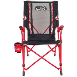 Scaun pliabil Coleman Bungee Festival (Black/Red) Thumb