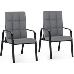 Set scaune de gradina Costway NP12944GR-2 (Gray) Thumb