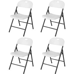Set scaune pliabile Costway JV14598WH-4 (White) Thumb