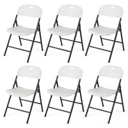 Set scaune pliabile Costway JV14598WH-6 (White) Thumb