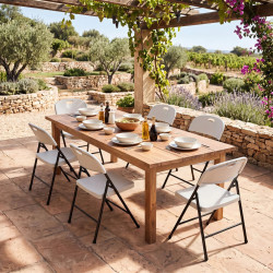 Set scaune pliabile Costway JV14598WH-6 (White) Thumb