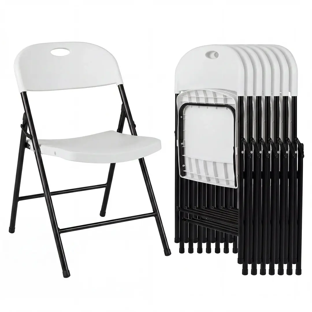 Set scaune pliabile Costway JV14598WH-6 (White)