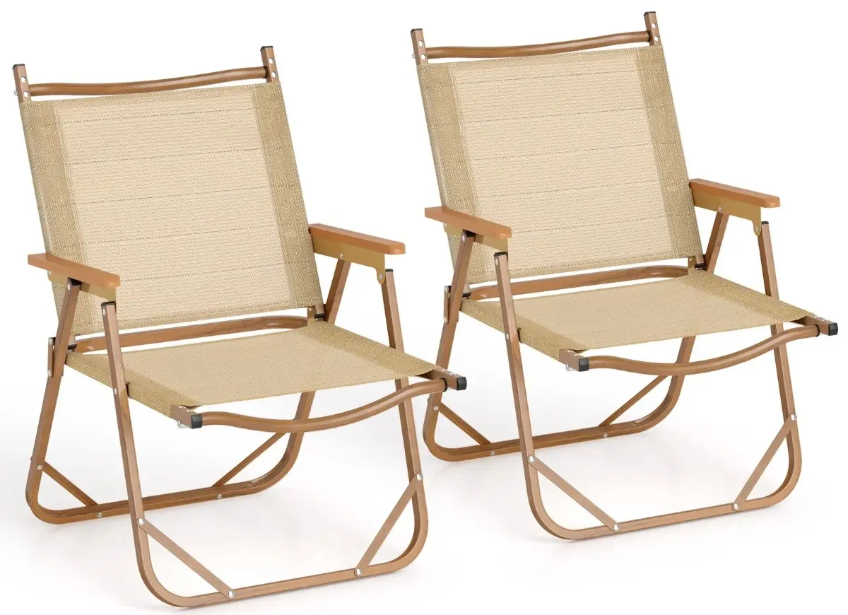 Set scaune pliabile Costway NP12051BE-2 (Beige) - 2