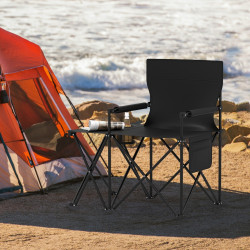 Комплект складных стульев Costway NP12552BK-2 (Black) Thumb