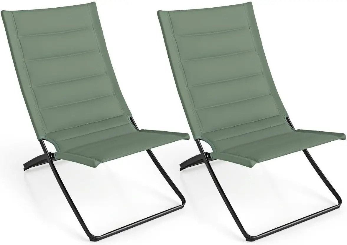 Set scaune pliabile Costway NP12947LS-2 (Green) - 2