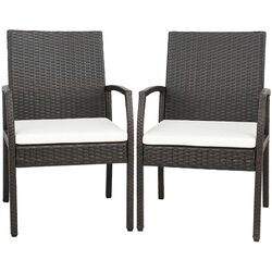 Набор садовых стульев Costway HW70830-2 (Brown/Beige) Thumb