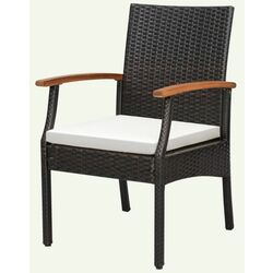 Набор садовых стульев Costway HW70831-2 (Brown/Ivory) Thumb