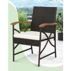 Set scaune de gradina Costway HW70832-2 (Brown/Ivory) Thumb