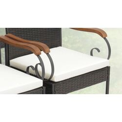 Set scaune de gradina Costway HW70833-2 (Brown/Ivory) Thumb