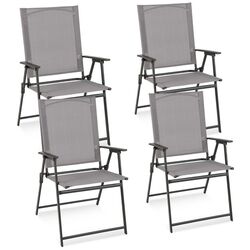 Набор садовых стульев Costway NP11024GR-4 (Grey) Thumb