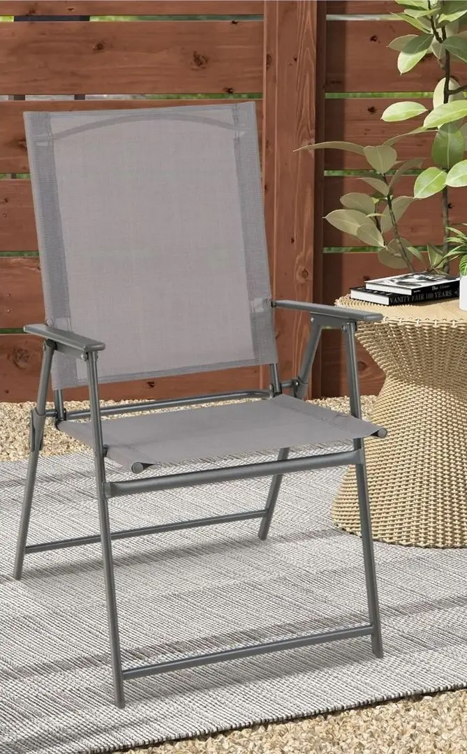 Набор садовых стульев Costway NP11024GR-4 (Grey)