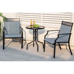 Набор садовых стульев Costway NP11362BL-2 (Blue)