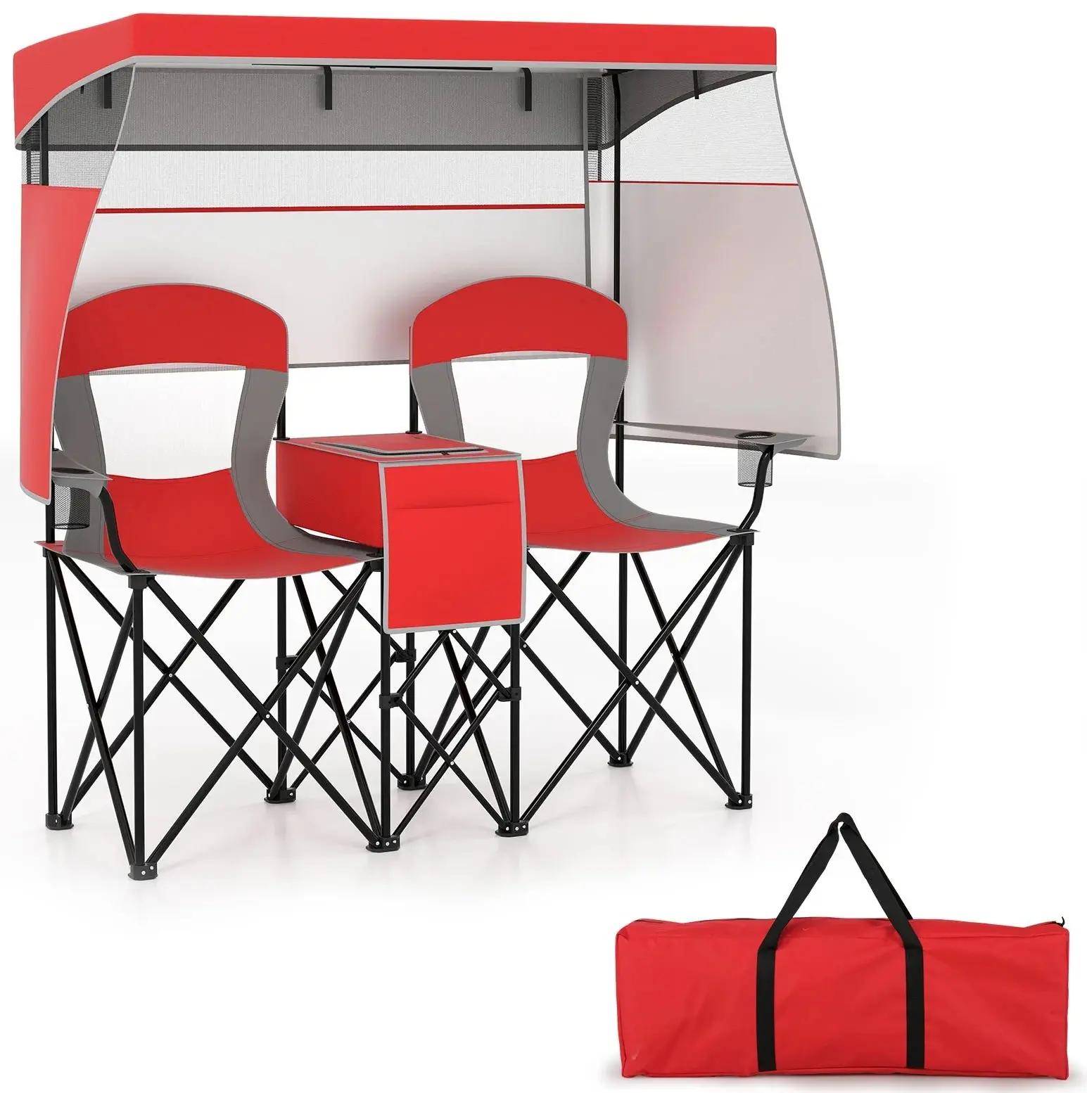 Набор садовых стульев Costway NP12644RE (Red) - 2