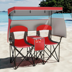 Набор садовых стульев Costway NP12644RE (Red)