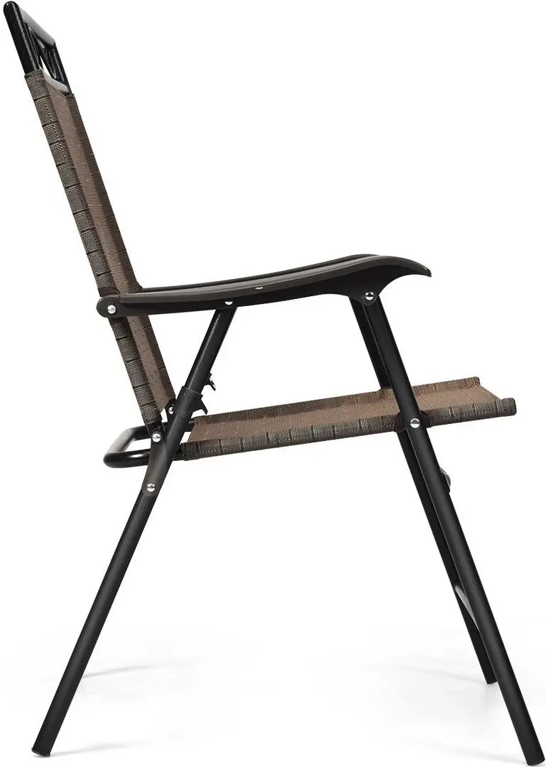 Set scaune de gradina Costway OP70338 (Brown) - 10