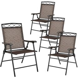 Set scaune de gradina Costway OP70338 (Brown) Thumb