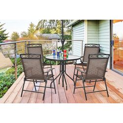 Set scaune de gradina Costway OP70338 (Brown) Thumb