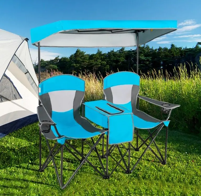 Set scaune de gradina Costway OP70569BL (Blue)