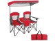 Set scaune de gradina Costway OP70569RE (Red)