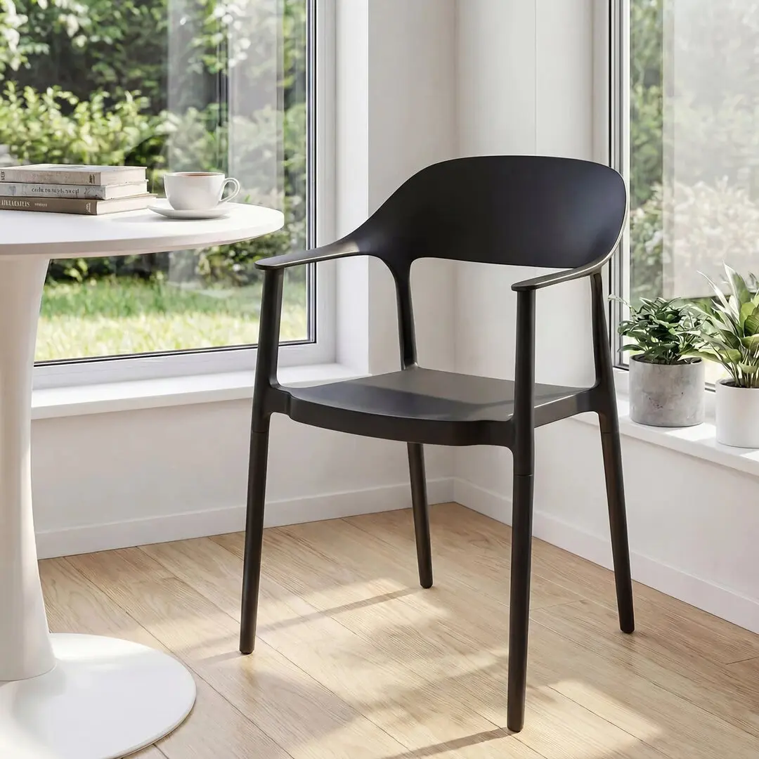 Scaun de gradina Costway JV13695DK-1 (Black)