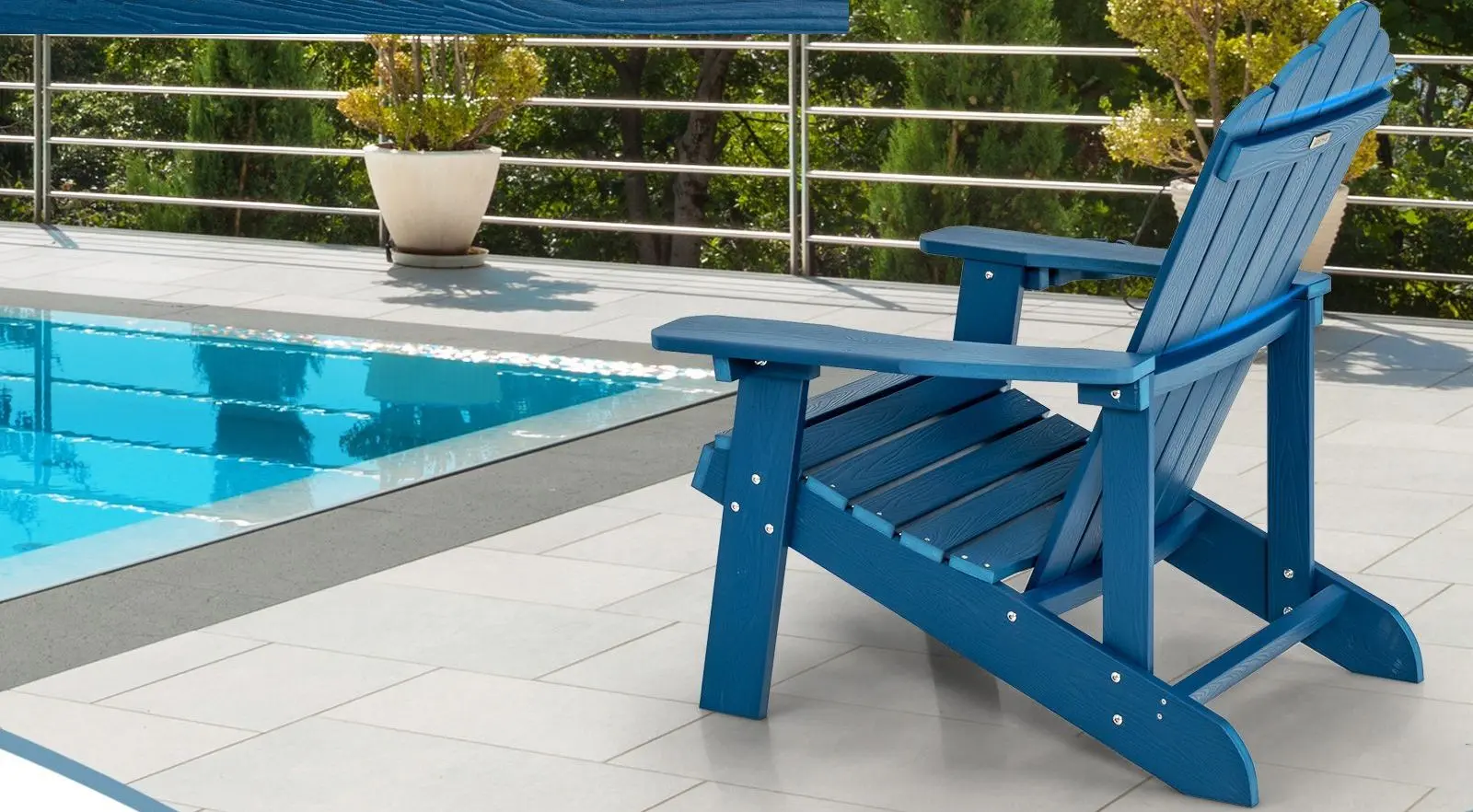 Fotoliu de gradina Costway NP10983NY (Navy)