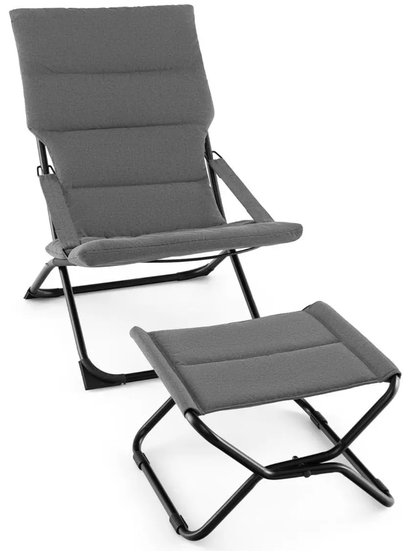 Scaun de gradina Costway NP11407GR (Grey)