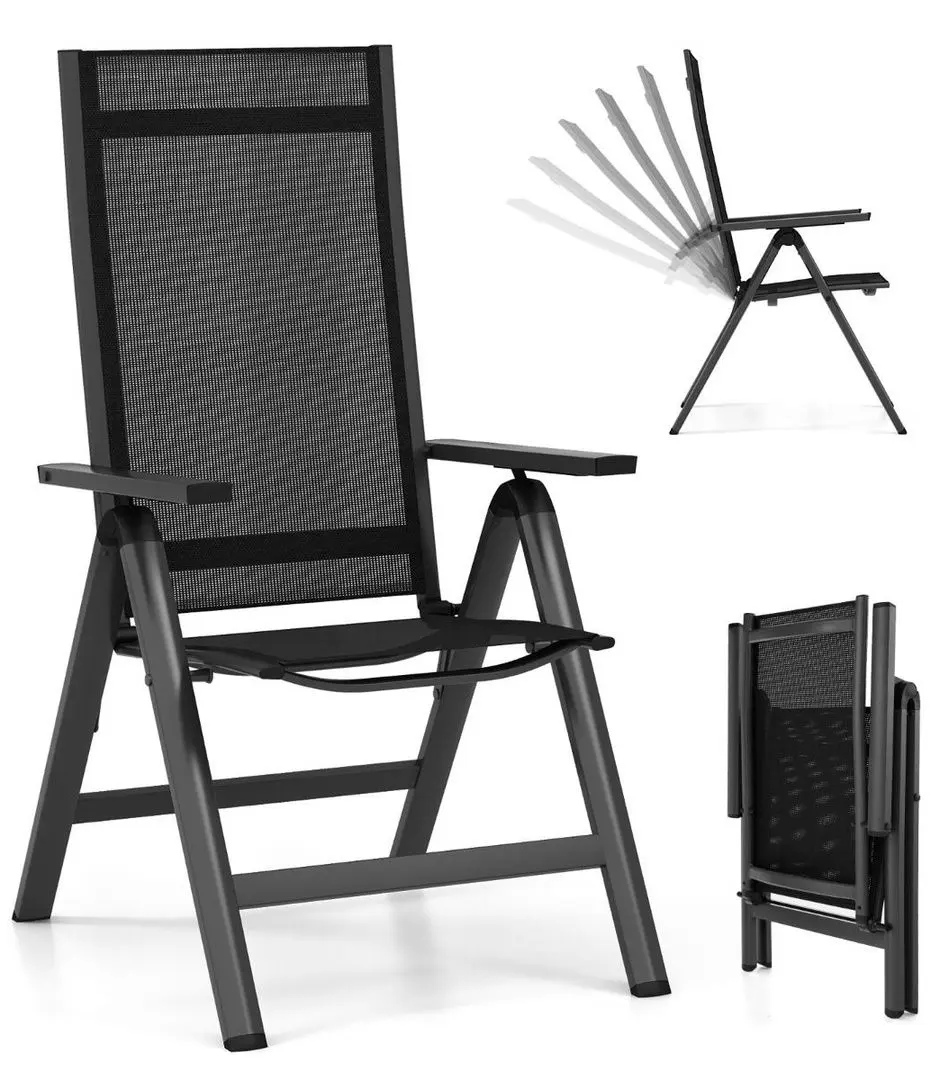 Scaun de gradina Costway NP11442DK-1 (Black)