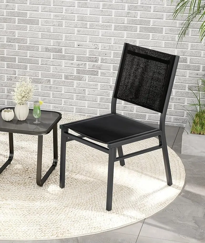 Scaun de gradina Costway NP11689DK-1 (Black)