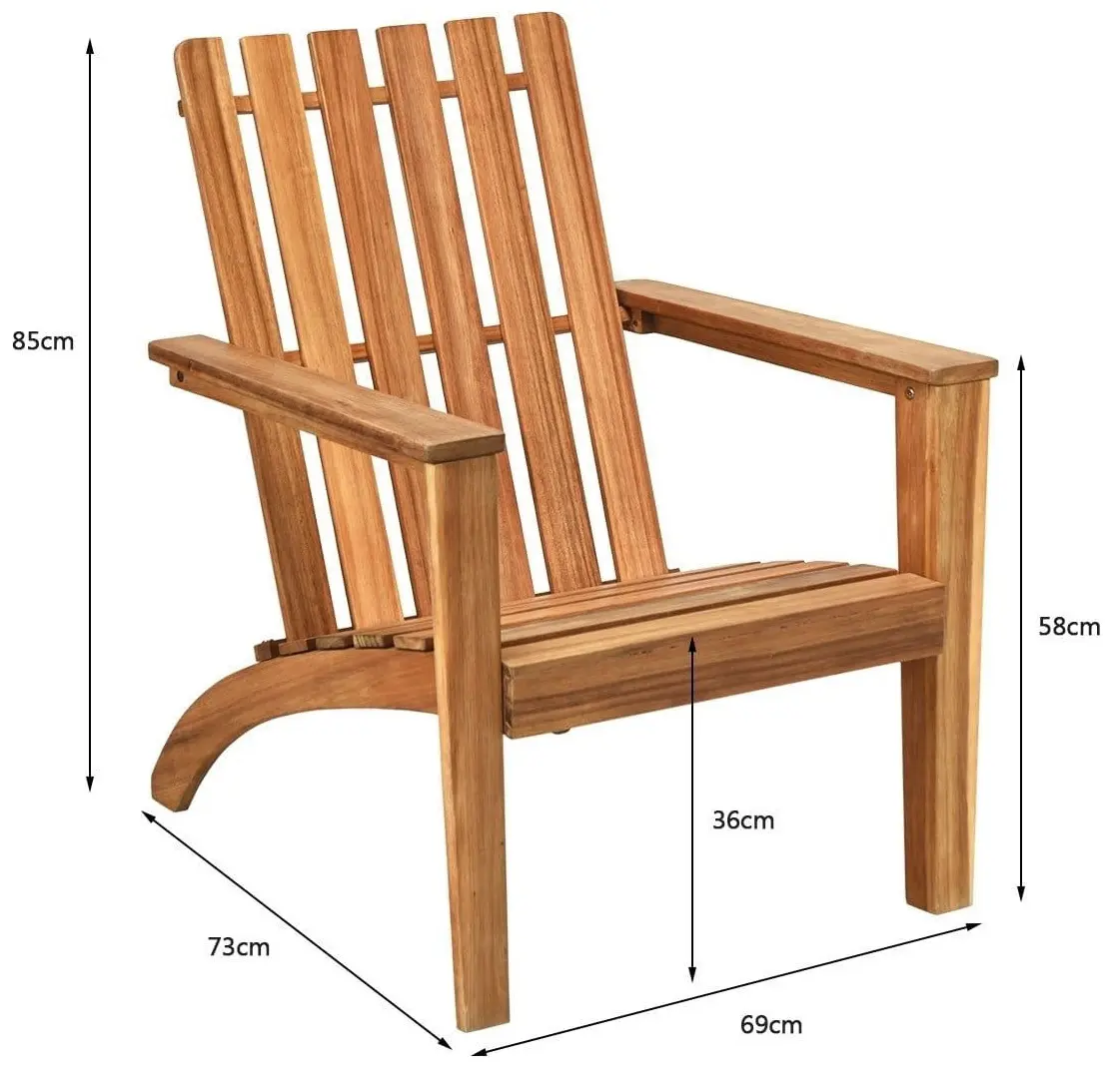 Садовый стул Costway OP70602OR (Natural)