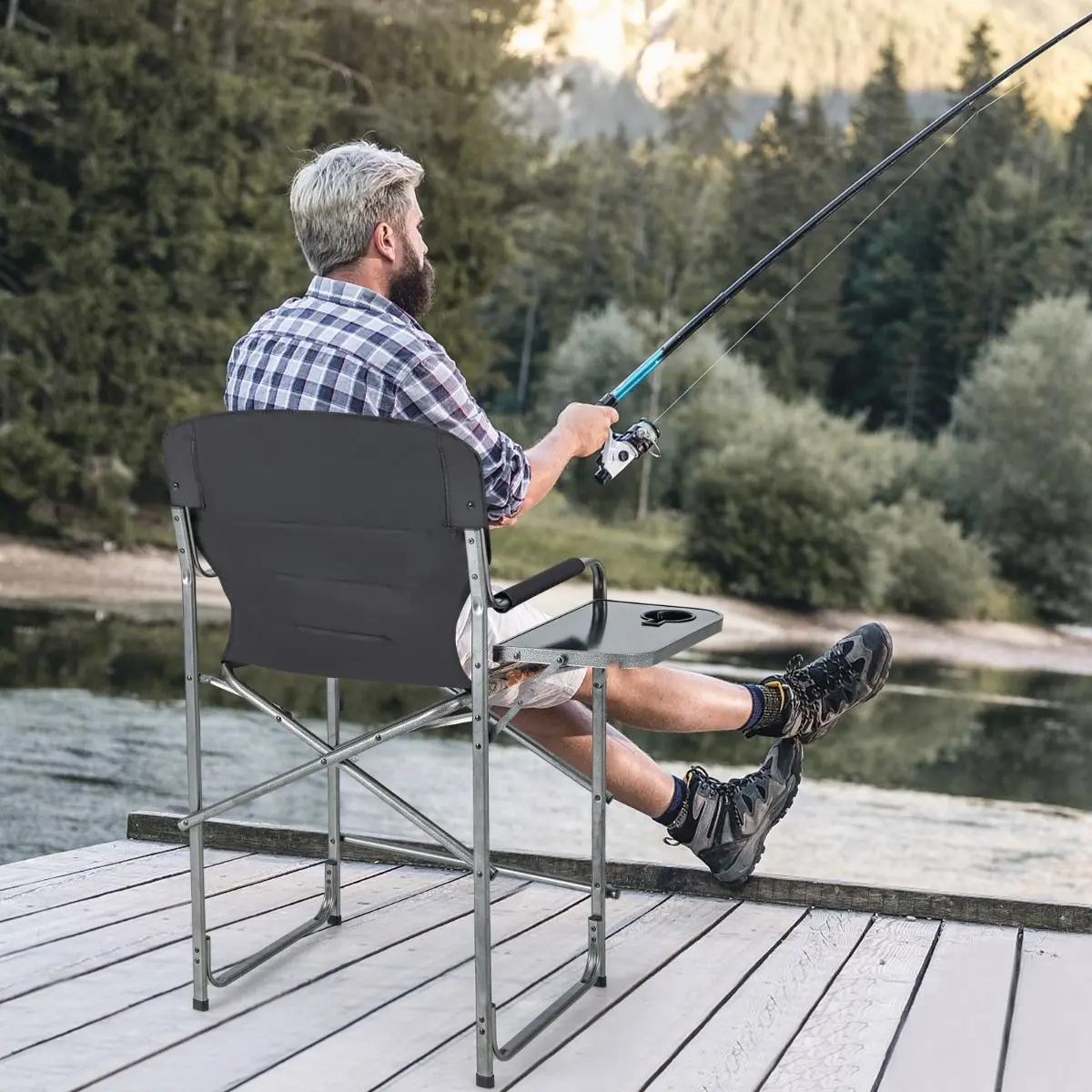 Складной стул Costway NP11272 (Black)