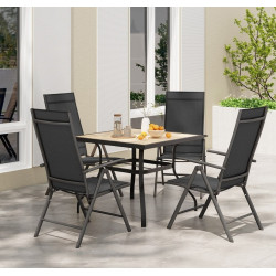 Складной стул Costway NP11572DK-1 (Black) Thumb