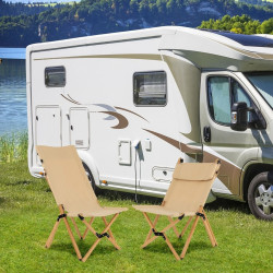 Складной стул Costway NP11721CF-1 (Natural) Thumb