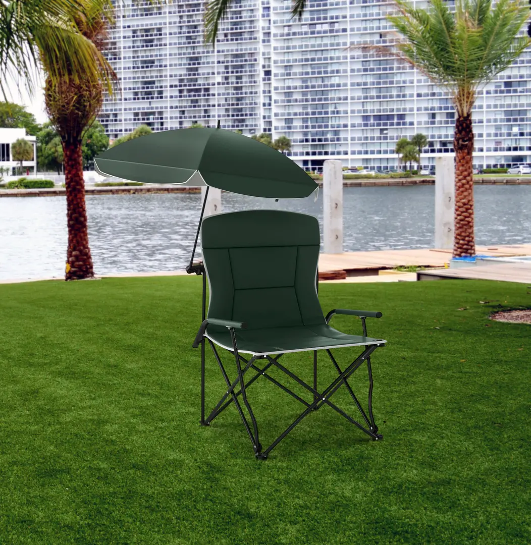 Складной стул Costway NP12371GN (Dark Green)