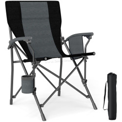 Scaun pliabil Costway NP12473DK-1 (Black/Grey)