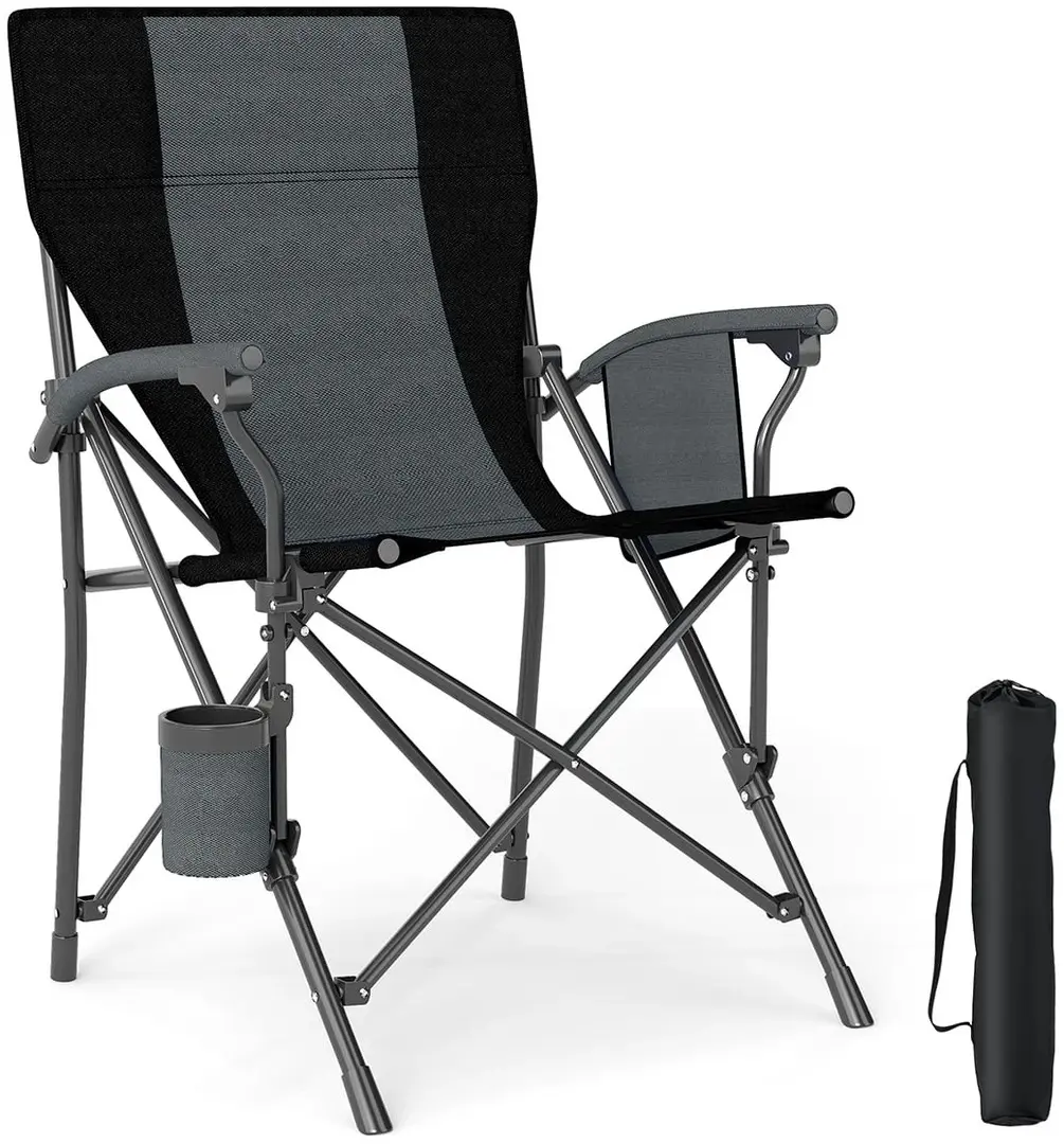 Scaun pliabil Costway NP12473DK-1 (Black/Grey)