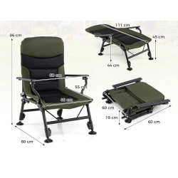 Складной стул Costway NP12606GN (Dark Green/Black) Thumb