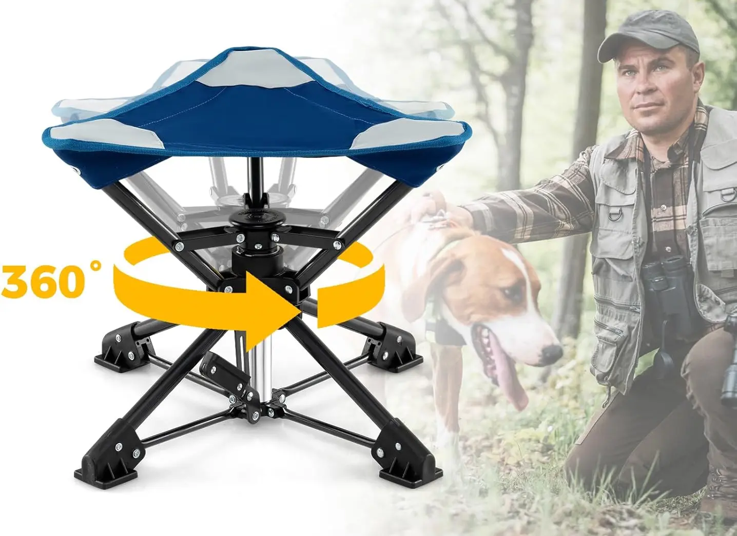 Складной стул Costway NP12630NY (Blue) - 3