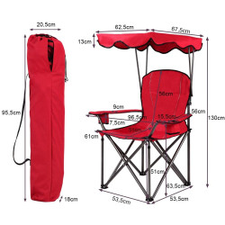 Складной стул Costway OP3640RE (Red) Thumb