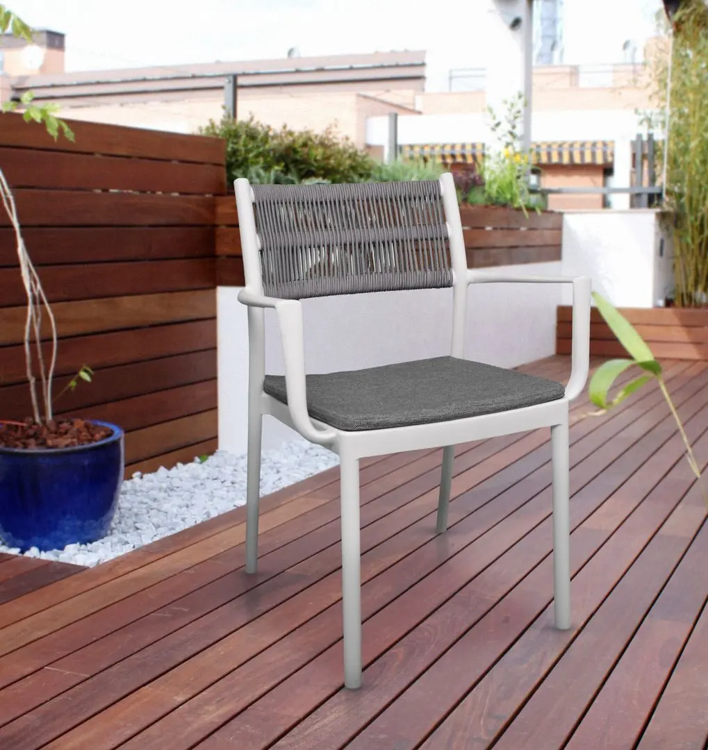 Садовый стул DP Arif (White/Grey)