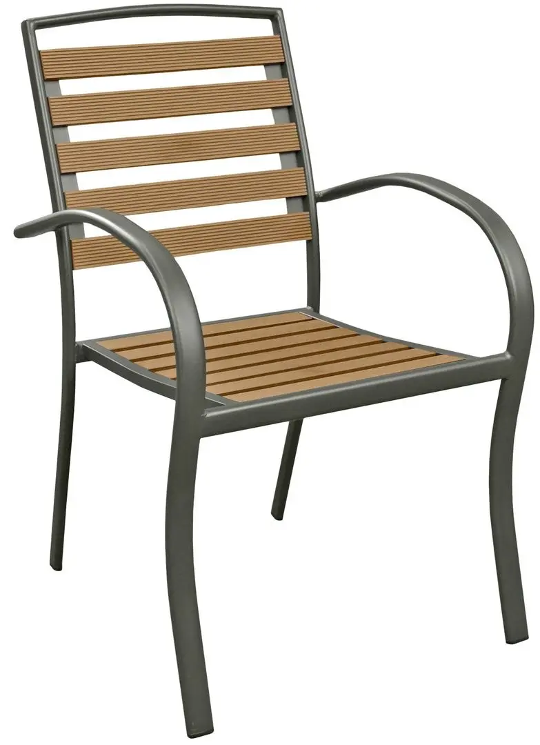 Садовый стул DP Coral D03 (Grey/Coffee) - 2
