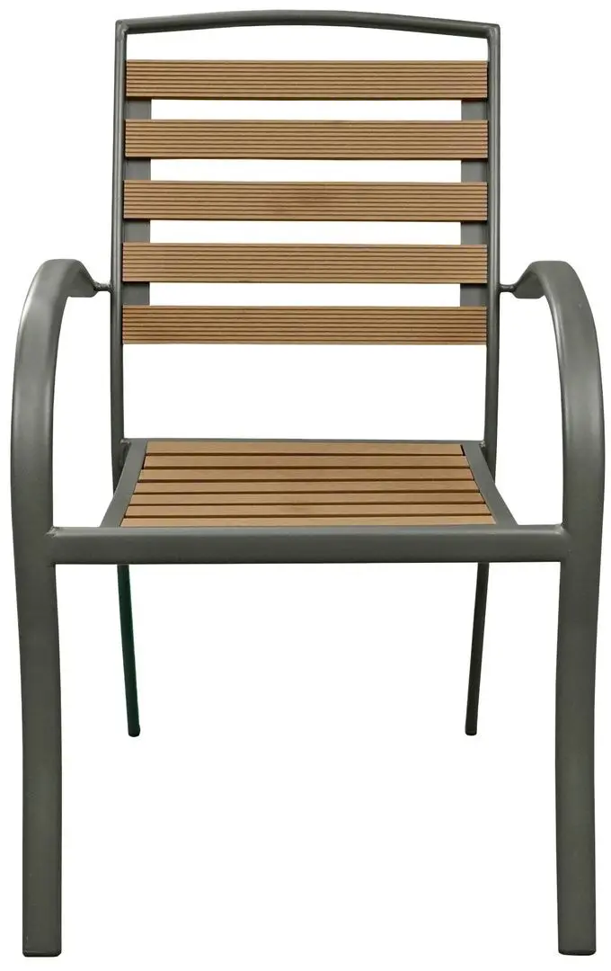 Садовый стул DP Coral D03 (Grey/Coffee) - 3