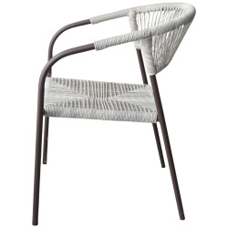 Scaun de gradina DP Monte RC-2523 (Grey/Dark Brown) Thumb