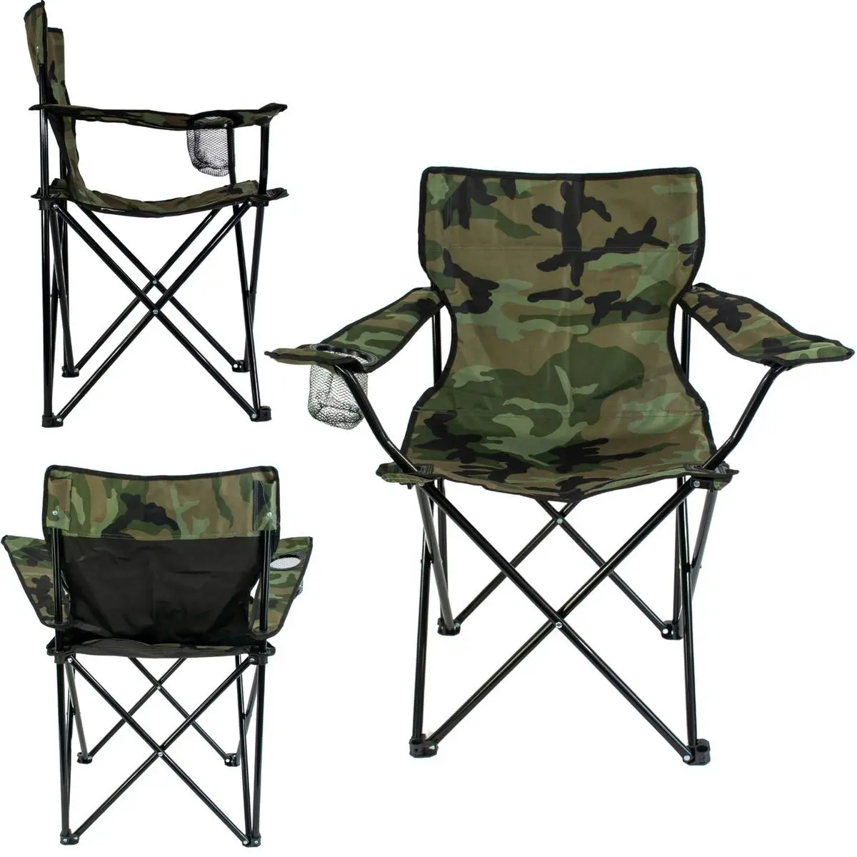 Scaun pliabil de gradina Enero Camp 1064987 (Camouflage) - 4