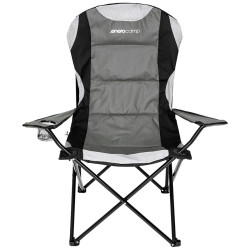 Scaun pliabil de gradina Enero Camp 1067674 (Grey/Black) Thumb