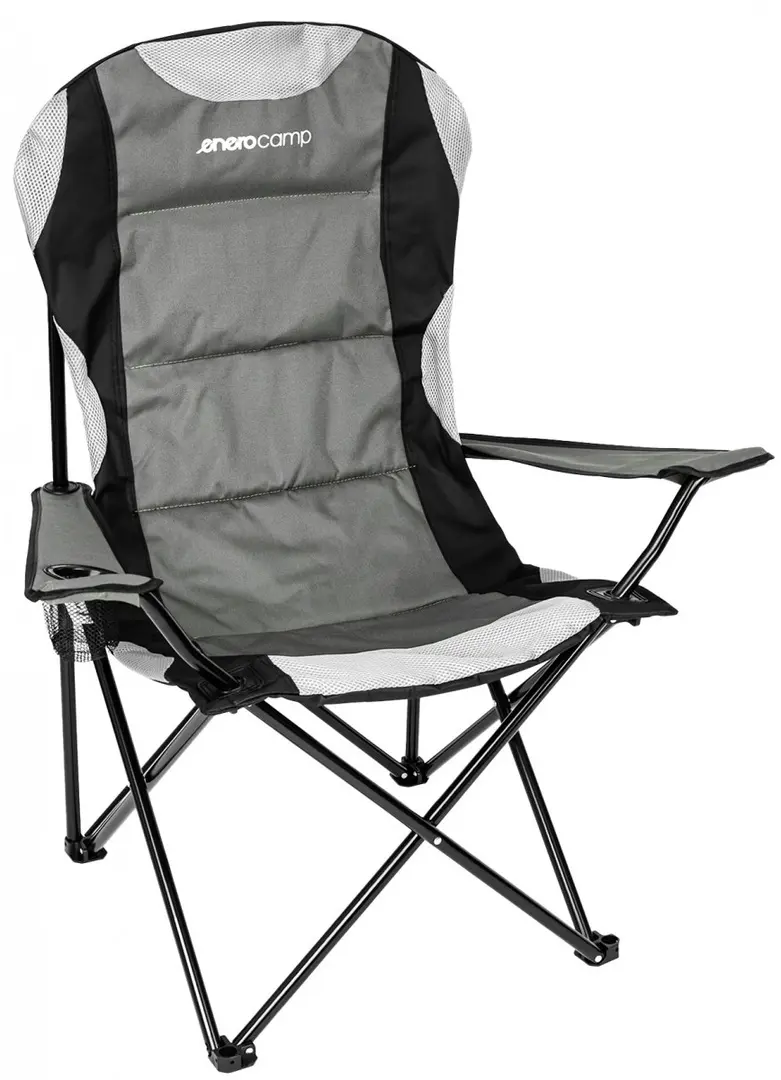 Scaun pliabil de gradina Enero Camp 1067674 (Grey/Black)