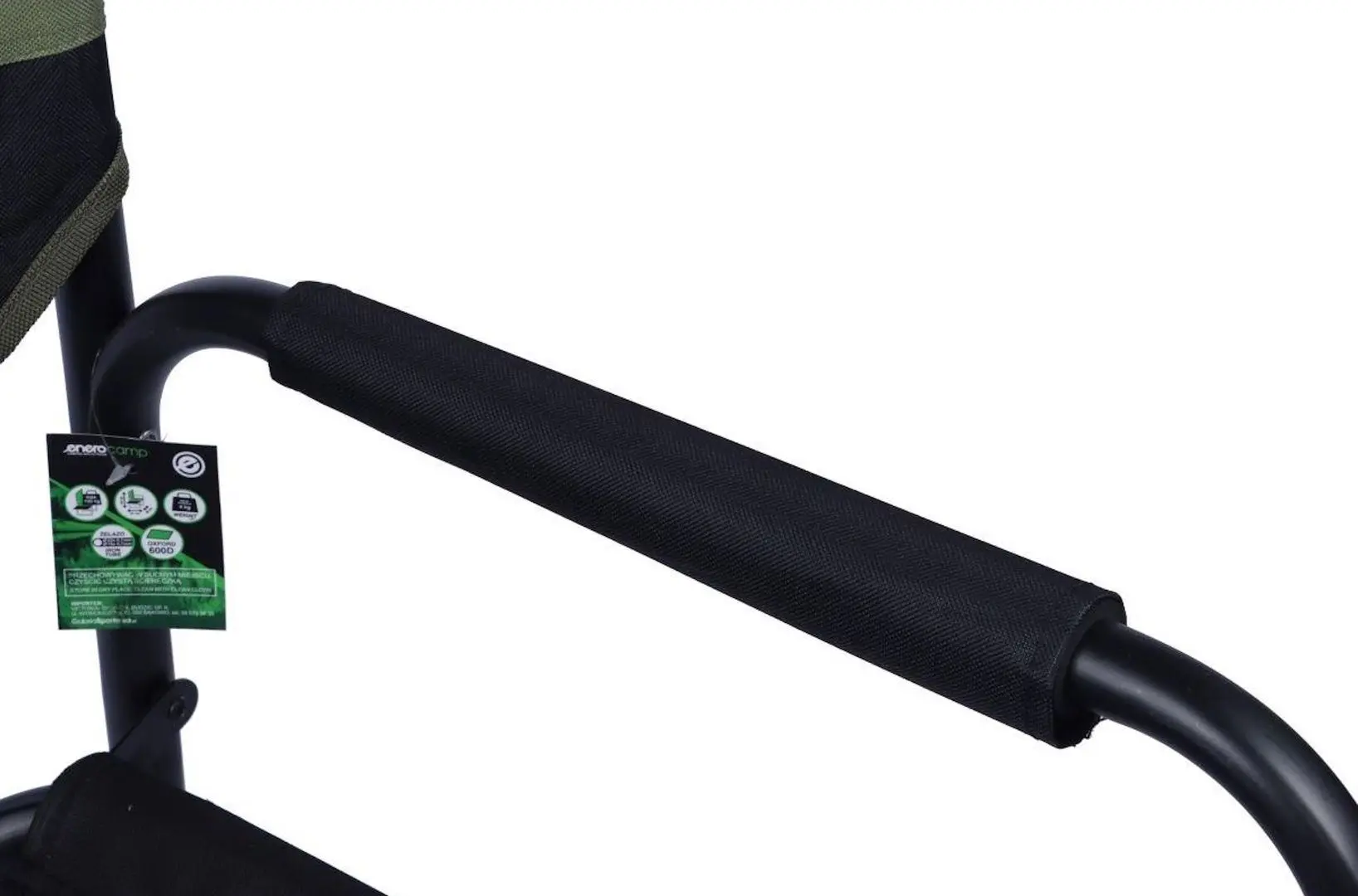 Scaun pliabil Enero Camp 1055794 (Black/Green)