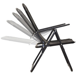 Scaun pliabil Enero Camp 1065519 (Black) Thumb