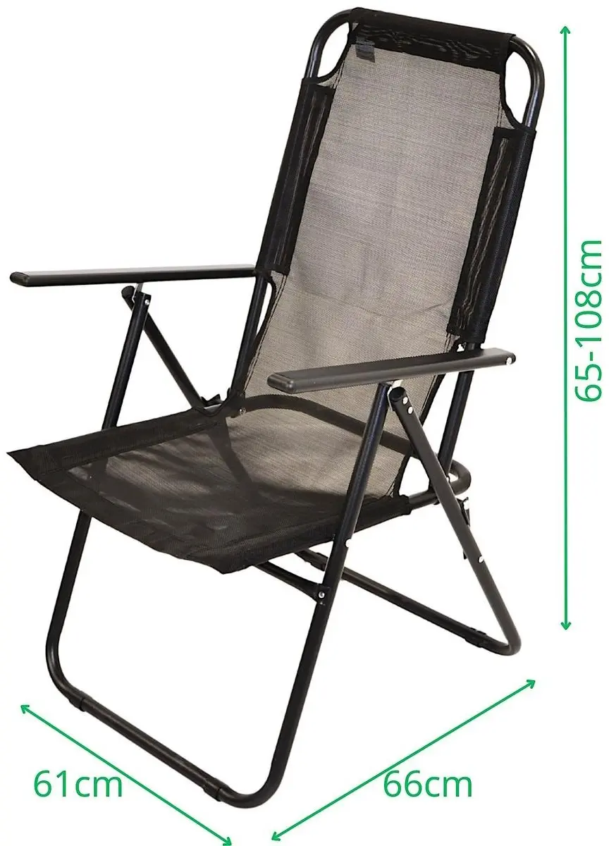 Scaun pliabil Enero Camp 1065519 (Black) - 7
